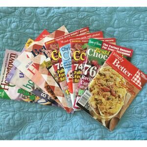 Vintage Soft Cover Cookbooks Destash lot of 9 Holiday Desserts